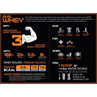 Rivalus Rival Whey Soft Serve Vanilla 5lbs