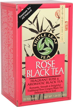 Triple Leaf Rose Black Tea 20 Tea Bags