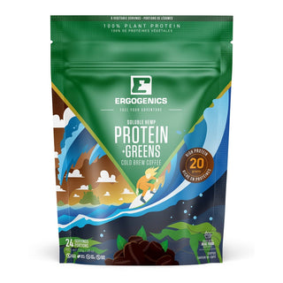 Ergogenics Protein + Greens Cold Brew Coffee 24 Servings