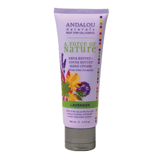 Andalou Naturals Hand Cream Shea Butter + Cocoa Butter Lavender 100mL