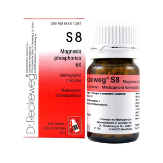 Dr. Reckeweg S8 6X Magnesia Phos 200 Tablets