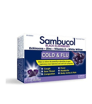 Sambucol Cold & Flu 24 Capsules