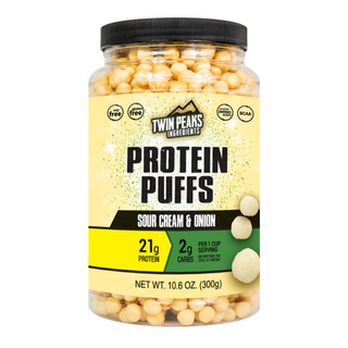 Twin Peaks Protein Puffs Sour Cream & Onion 300g