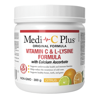 Medi-C Plus With Calcium Ascorbate Citrus 300g