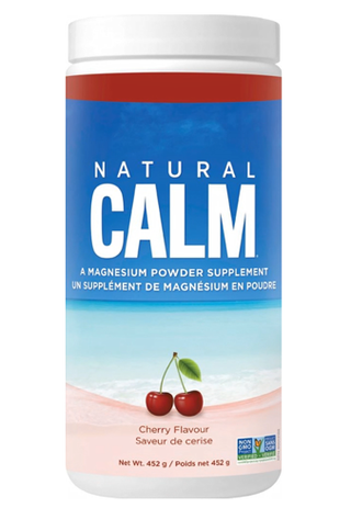 Natural Calm Magnesium Citrate Powder Cherry 16 oz