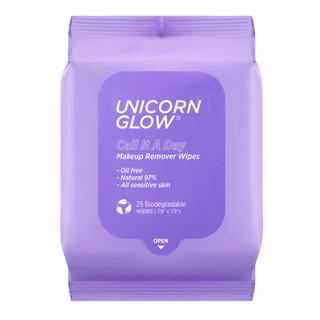 Unicorn Glow Call It A Day Makeup Remover Wipes 25 Counts