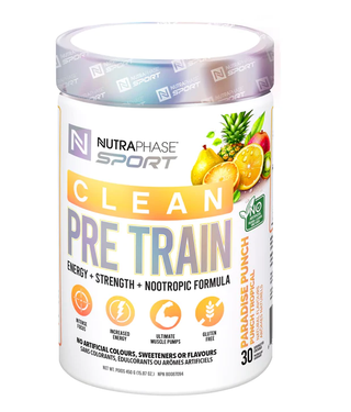 NutraPhase Pre-Train Paradise Punch 30 Servings