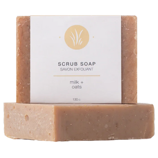 All Things Jill Scrub Bar Soap Milk + Oats-130g