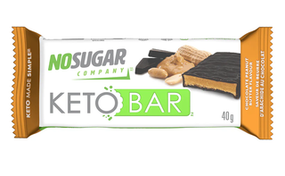 Vegan Pure No Sugar Keto Bar Chocolate Peanut Butter 40g