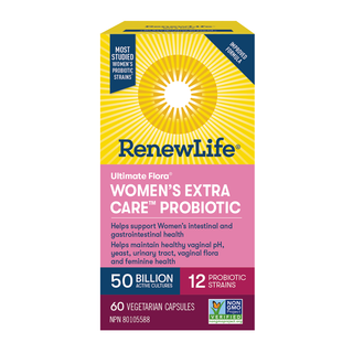 Renew Life Ultimate Flora Women's Extra Care 50 Billion 60 Veggie Caps