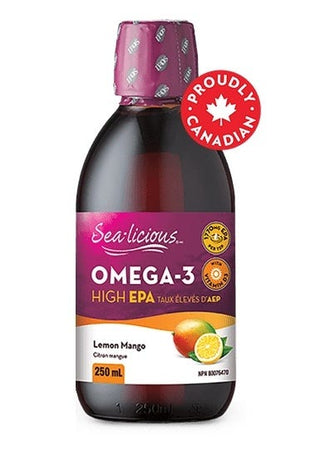 Sealicious  High EPA Lemon Mango 250mL