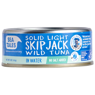 Sea Tales Skip Jack Wild Tuna In Water No Salt 142g