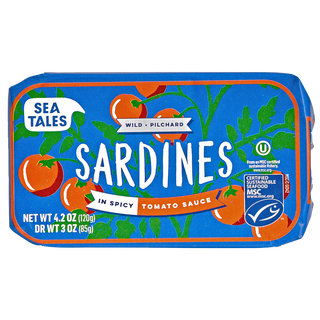 Sea Tales Wild Sardines In Spicy Tomato Sauce 120g