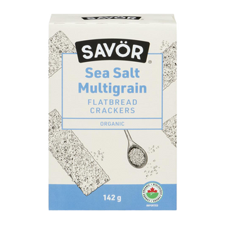 Savor Multigrain Flatbreads Sea Salt 142g