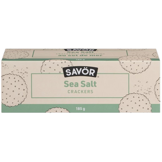 Savor Crackers Sea Salt 185g