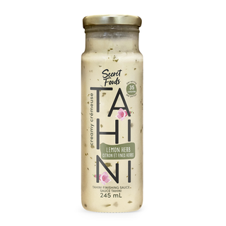 Secret Foods Tahini Sauce Lemon Herb 245mL