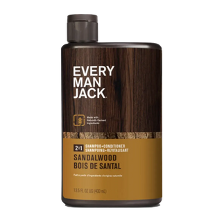 Every Man Jack 2-in-1 Shampoo + Conditioner Sandalwood 400mL