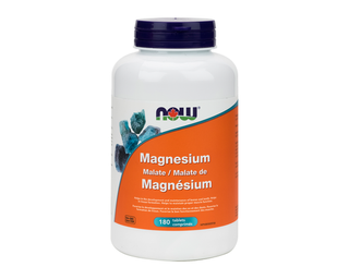 Now Magnesium Malate 180 Tablets