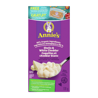 Annie's Homegrown Shells & White Cheddar 170g