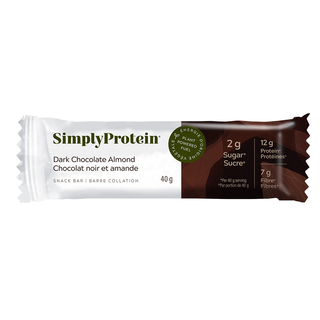 Simply Protein Plant Based Bar Dark Chocolate Almond 40g