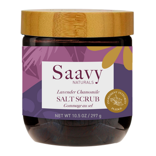 Saavy Naturals Salt Scrub Lavender Chamomile 297g