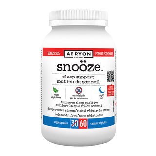 Aeryon Wellness Snooze Sleep Support 60 Veggie Caps