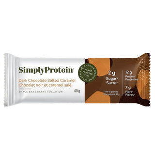 Simply Protein Plant Based Bar Dark Chocolate Salted Caramel 40g