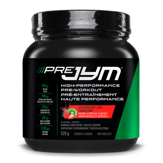 JYM Supplement Pre JYM High-Performance Pre-Workout Strawberry Kiwi 20 servings