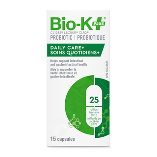 BIO-K Daily Care + Probiotic 25 Billion 15 Capsules