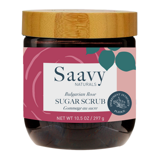 Saavy Naturals Sugar Scrub Bulgarian Rose 297g