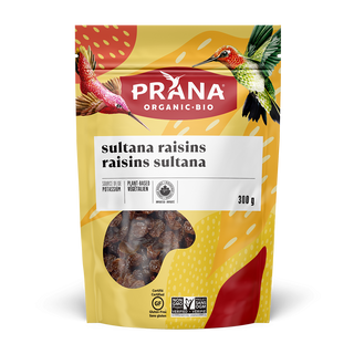 Prana Organic Sultana Raisins 300g