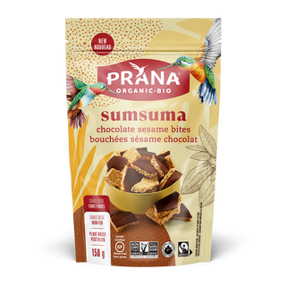 Prana Organic Sesame Bites Sumsuma Chocolate 150g