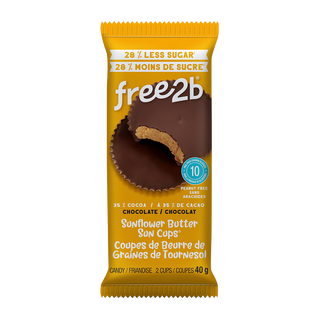 Free2b Sun Cups Chocolate 40g