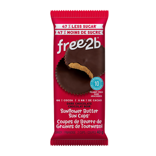 Free2b Sun Cups Dark Chocolate 40g