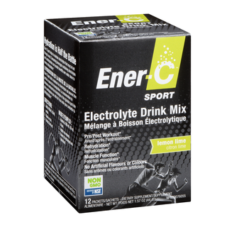 Ener-Life Sport Electrolyte Drink Mix Lemon Lime 12 Packs