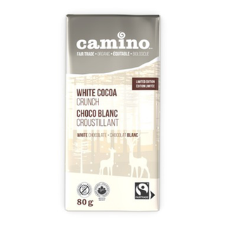 Camino Chocolate Bar White Cocoa Crunch 80g