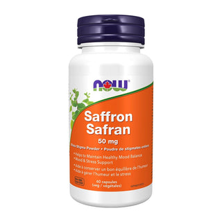 Now Saffron 50mg 60 Veggie Caps