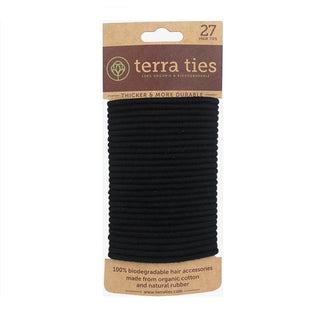 terra ties Biodegradable Hair Ties 27 Packs