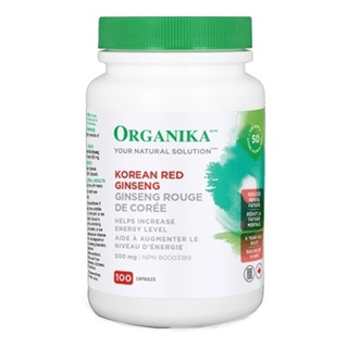 Organika Korean Red Ginseng 100 Capsules