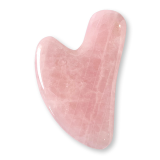 Happy Heart Shape Gua Sha Rose Quartz