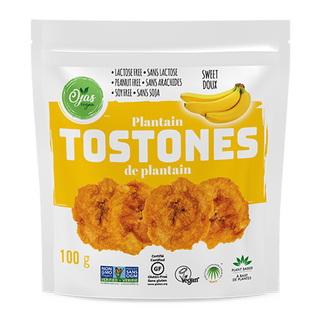 Ojas Vegan Plantain Tostones Sweet 100g