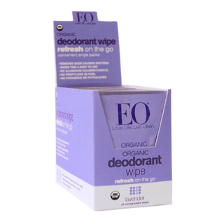 EO Products Organic Deodorant Wipes Lavender 6 Counts