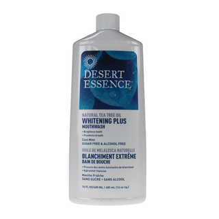 Desert Essence Mouthwash Whitening Plus Cool Mint 480mL