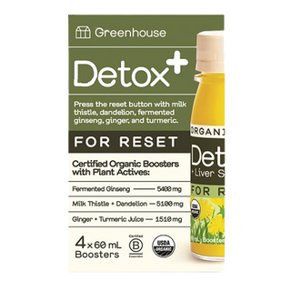 Greenhouse Organic Booster Detox 4x60mL