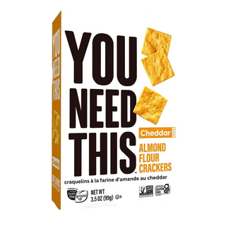 You Need This Almond Flour Crackers Cheddar 99g