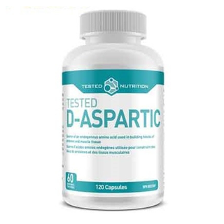 Tested Nutrition D-Aspartic Calcium 120 Capsules