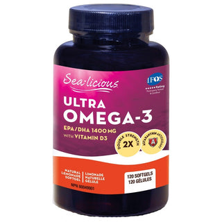 Sealicious Ultra Omega-3 with D 120 Softgels