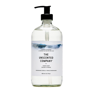 The Unscented Company Hand Soap Glass Bottle Unscented 465mL