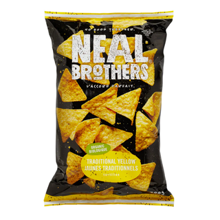 Neal Brothers Organic Tortillas Chips Traditional Yellow 300g