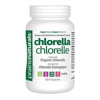 Prairie Naturals Chlorella Organic 500mg 180 Veggie Caps